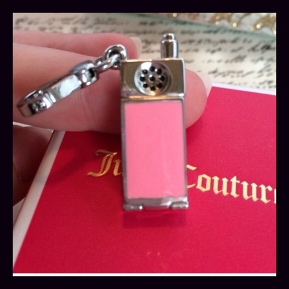 Juicy Couture Rare Pink Flip Phone Charm - Picture 5 of 5